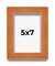 5x7 Flat Picture Frame with UV-Resistant Acrylic & Acid Free Backing, Available in 4 Finishes - Black, Brown, Gold, and Silver